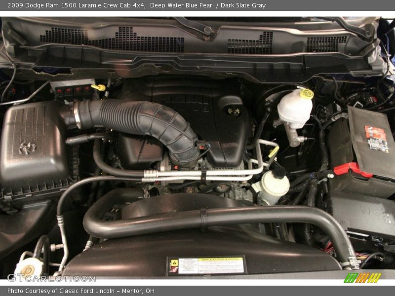Deep Water Blue Pearl / Dark Slate Gray 2009 Dodge Ram 1500 Laramie Crew Cab 4x4