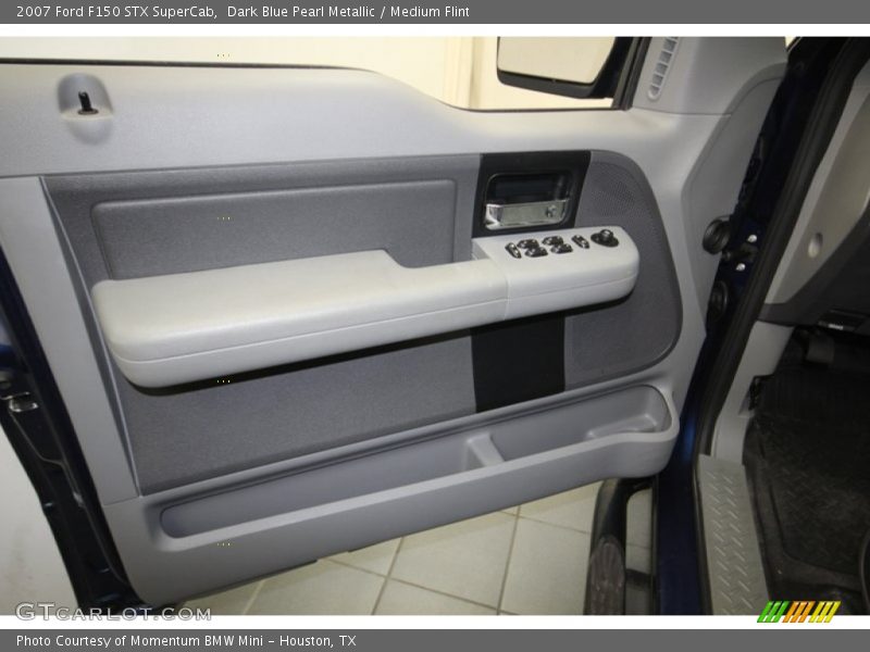 Dark Blue Pearl Metallic / Medium Flint 2007 Ford F150 STX SuperCab