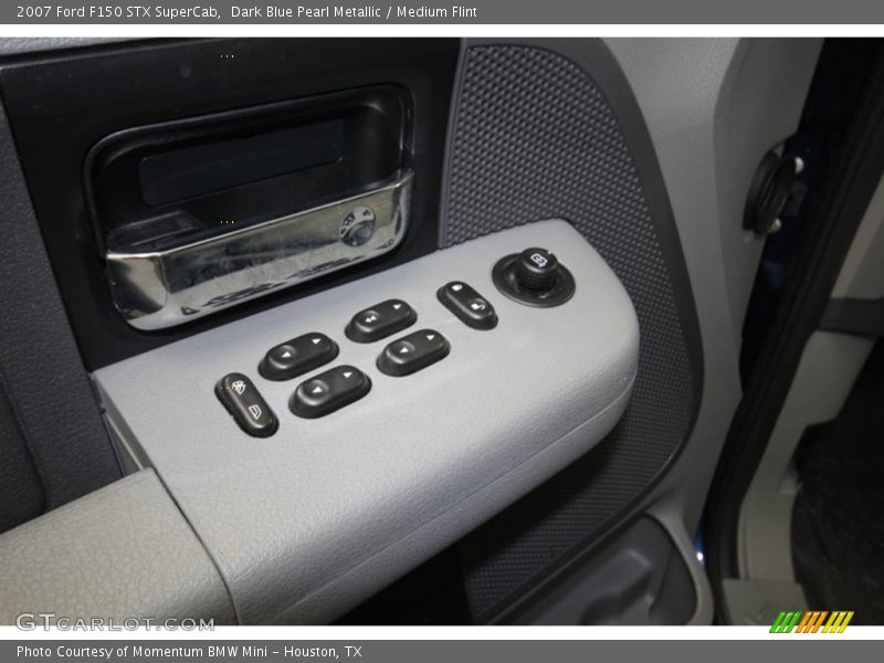 Dark Blue Pearl Metallic / Medium Flint 2007 Ford F150 STX SuperCab