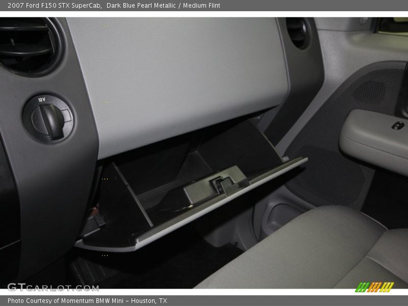 Dark Blue Pearl Metallic / Medium Flint 2007 Ford F150 STX SuperCab