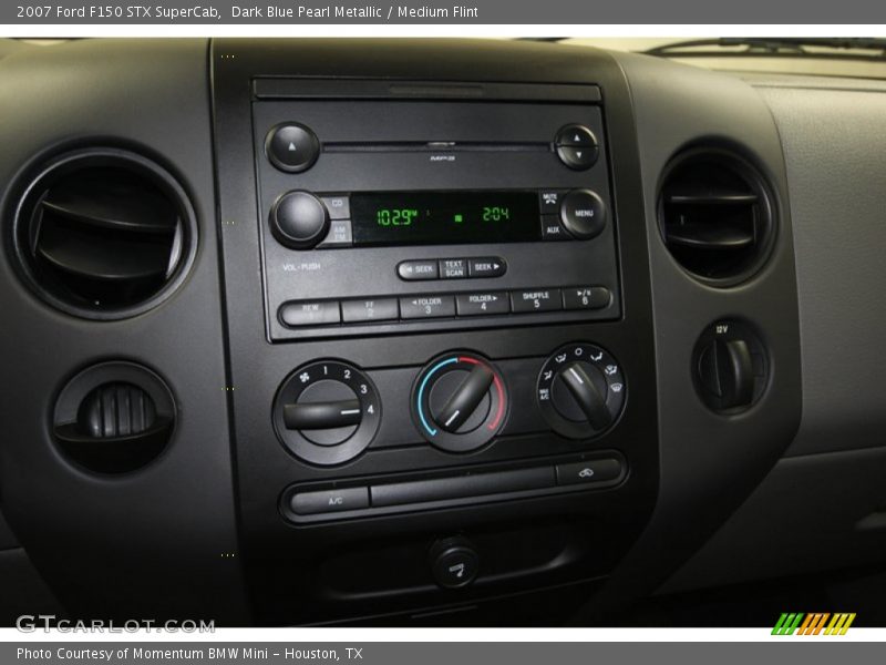 Dark Blue Pearl Metallic / Medium Flint 2007 Ford F150 STX SuperCab