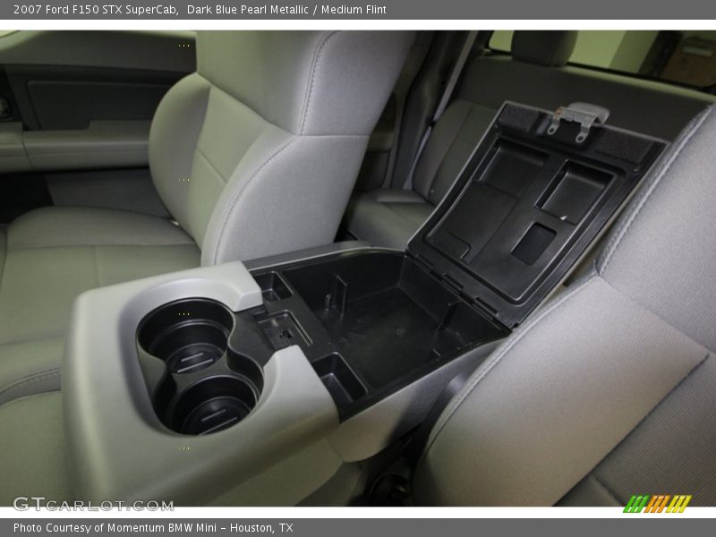 Dark Blue Pearl Metallic / Medium Flint 2007 Ford F150 STX SuperCab