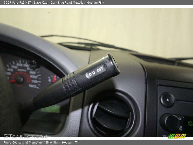 Dark Blue Pearl Metallic / Medium Flint 2007 Ford F150 STX SuperCab