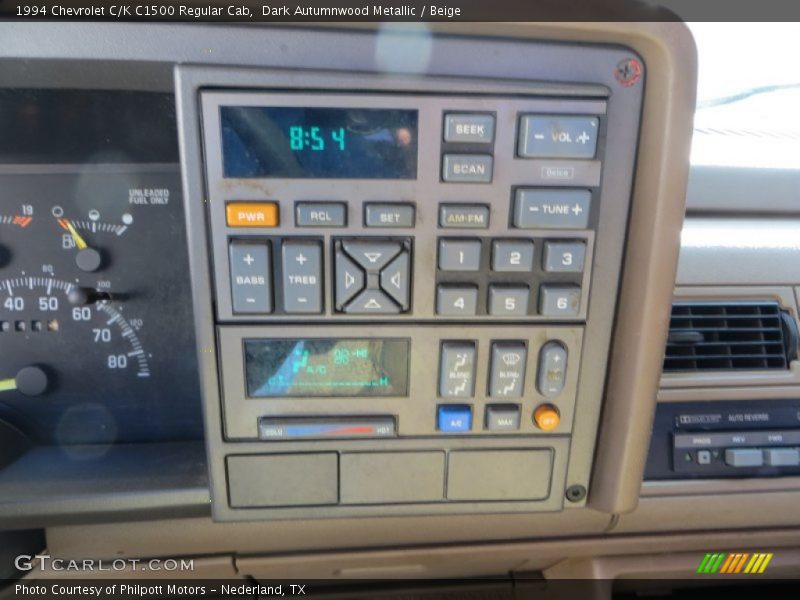 Controls of 1994 C/K C1500 Regular Cab