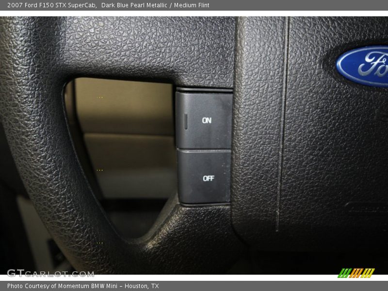 Dark Blue Pearl Metallic / Medium Flint 2007 Ford F150 STX SuperCab