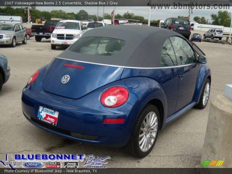Shadow Blue / Grey 2007 Volkswagen New Beetle 2.5 Convertible