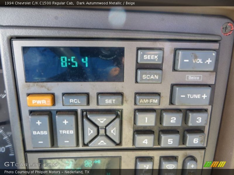 Controls of 1994 C/K C1500 Regular Cab