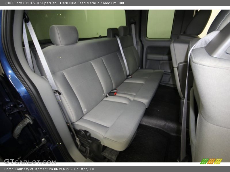 Dark Blue Pearl Metallic / Medium Flint 2007 Ford F150 STX SuperCab
