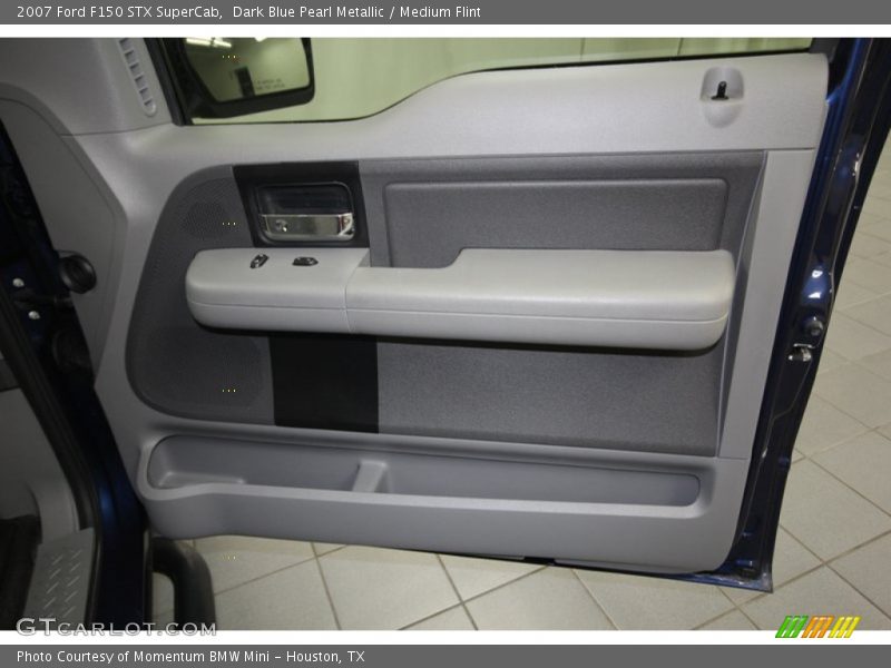 Dark Blue Pearl Metallic / Medium Flint 2007 Ford F150 STX SuperCab