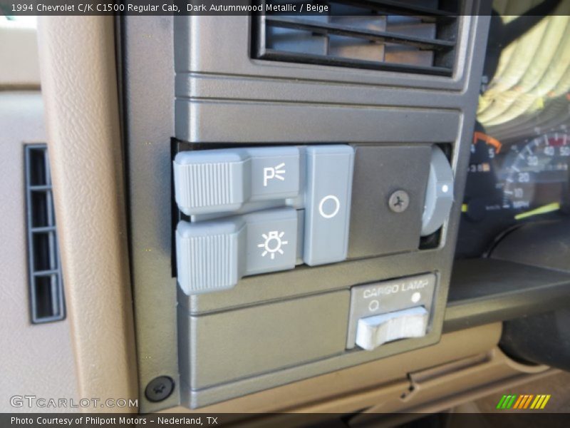 Controls of 1994 C/K C1500 Regular Cab
