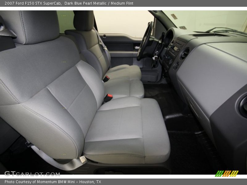 Dark Blue Pearl Metallic / Medium Flint 2007 Ford F150 STX SuperCab