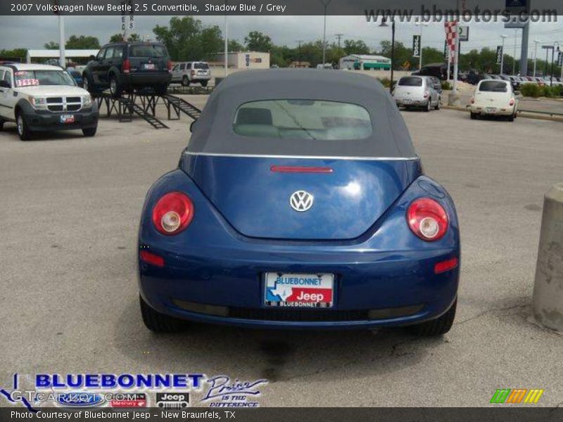 Shadow Blue / Grey 2007 Volkswagen New Beetle 2.5 Convertible