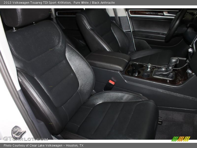 Pure White / Black Anthracite 2013 Volkswagen Touareg TDI Sport 4XMotion