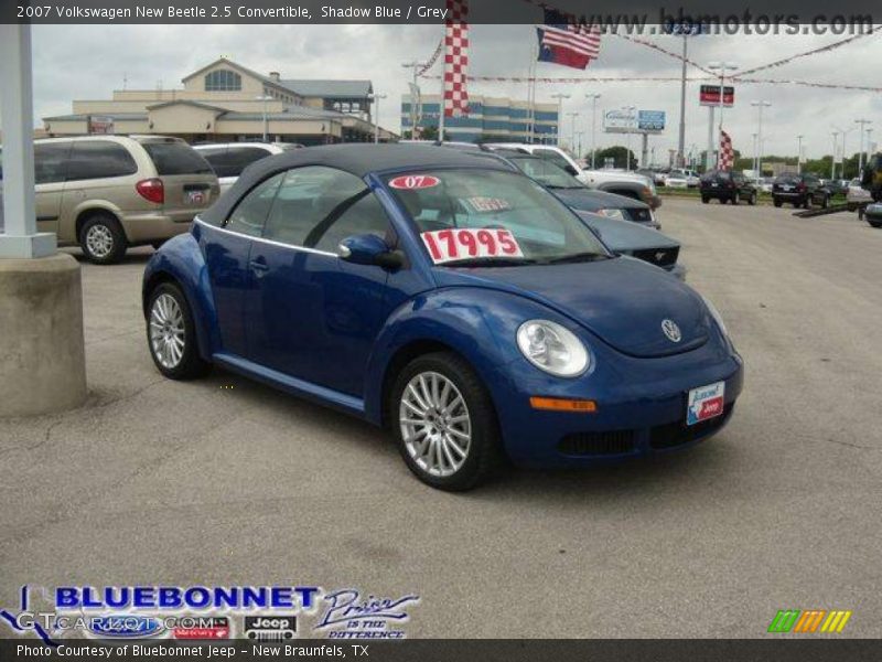 Shadow Blue / Grey 2007 Volkswagen New Beetle 2.5 Convertible