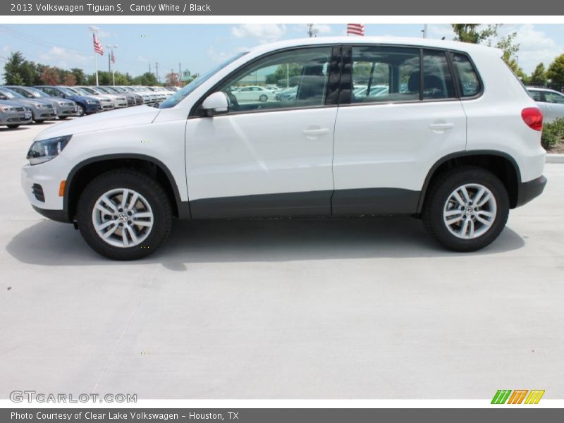 Candy White / Black 2013 Volkswagen Tiguan S