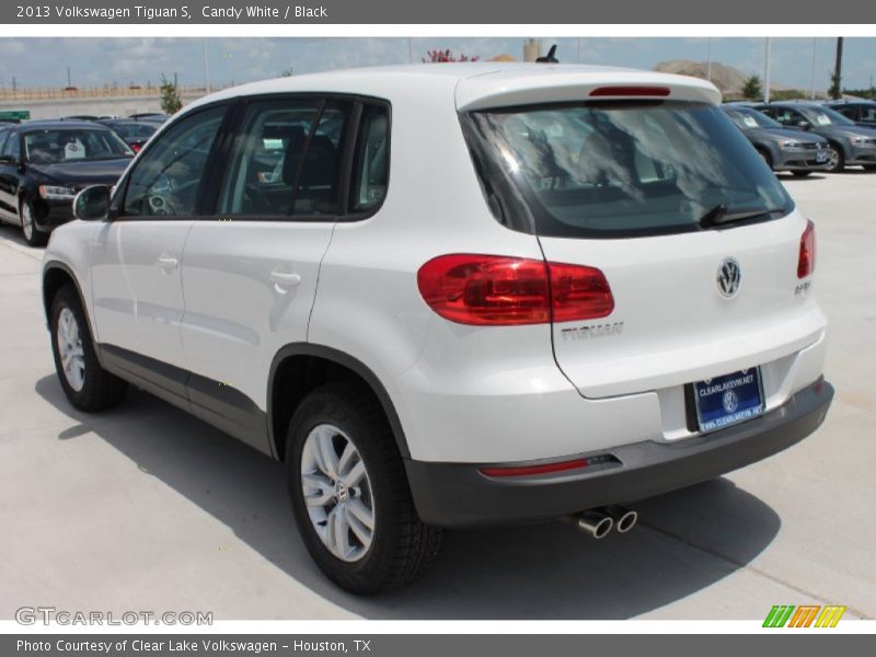 Candy White / Black 2013 Volkswagen Tiguan S