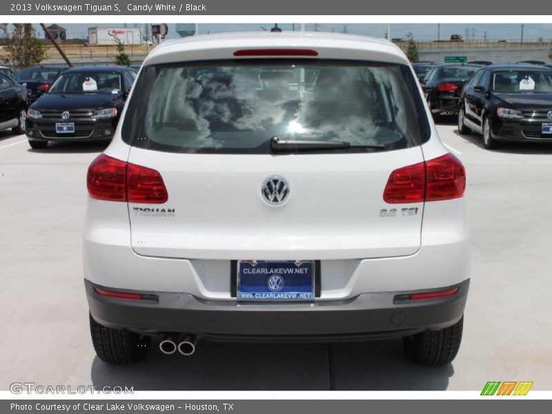 Candy White / Black 2013 Volkswagen Tiguan S