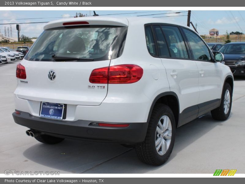 Candy White / Black 2013 Volkswagen Tiguan S