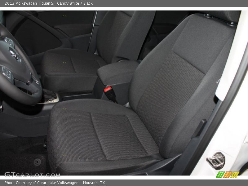 Candy White / Black 2013 Volkswagen Tiguan S