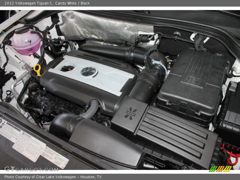 Candy White / Black 2013 Volkswagen Tiguan S