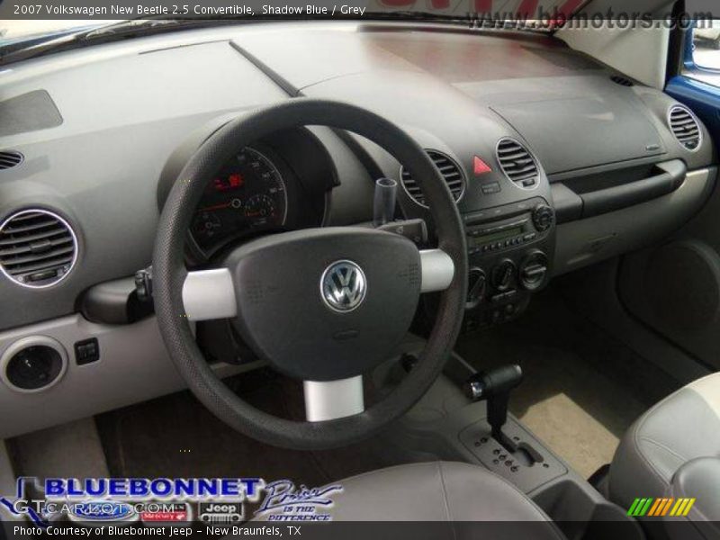 Shadow Blue / Grey 2007 Volkswagen New Beetle 2.5 Convertible