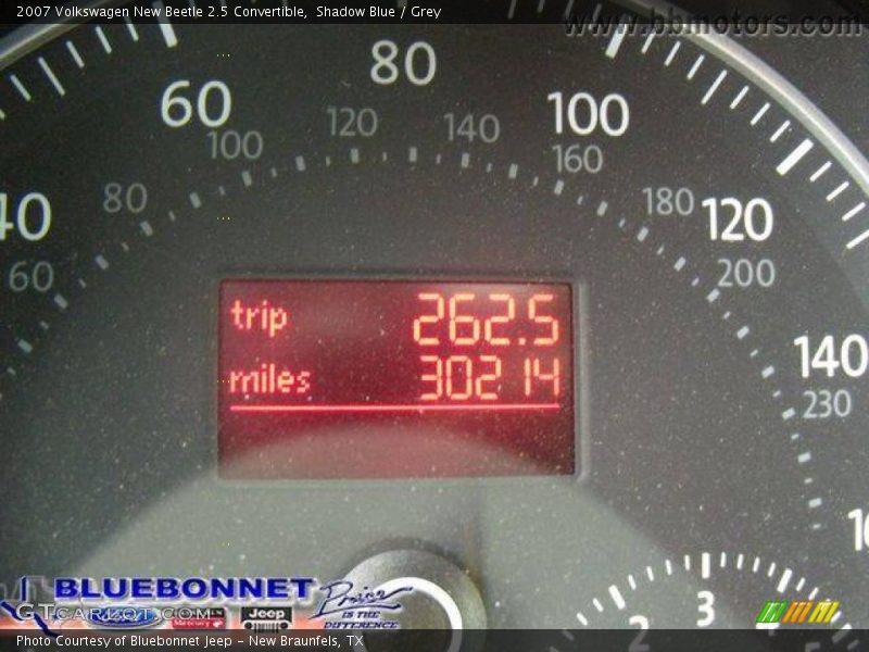 Shadow Blue / Grey 2007 Volkswagen New Beetle 2.5 Convertible