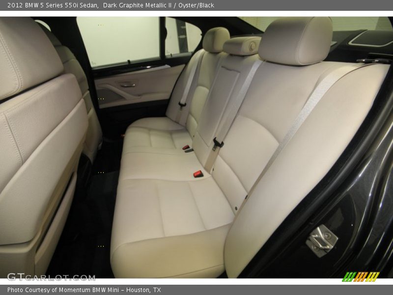 Dark Graphite Metallic II / Oyster/Black 2012 BMW 5 Series 550i Sedan