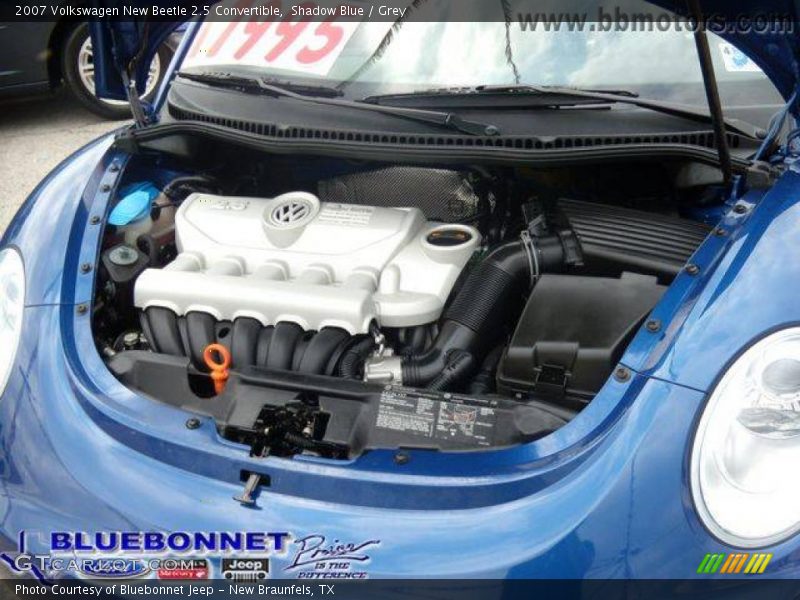 Shadow Blue / Grey 2007 Volkswagen New Beetle 2.5 Convertible