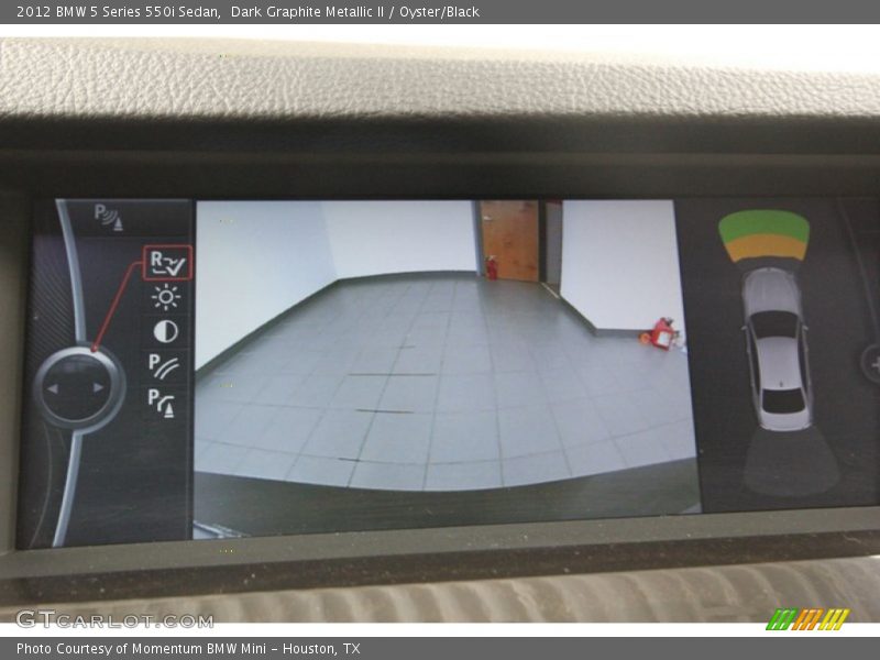 Dark Graphite Metallic II / Oyster/Black 2012 BMW 5 Series 550i Sedan