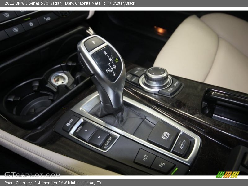 Dark Graphite Metallic II / Oyster/Black 2012 BMW 5 Series 550i Sedan