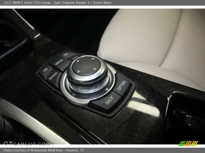 Dark Graphite Metallic II / Oyster/Black 2012 BMW 5 Series 550i Sedan