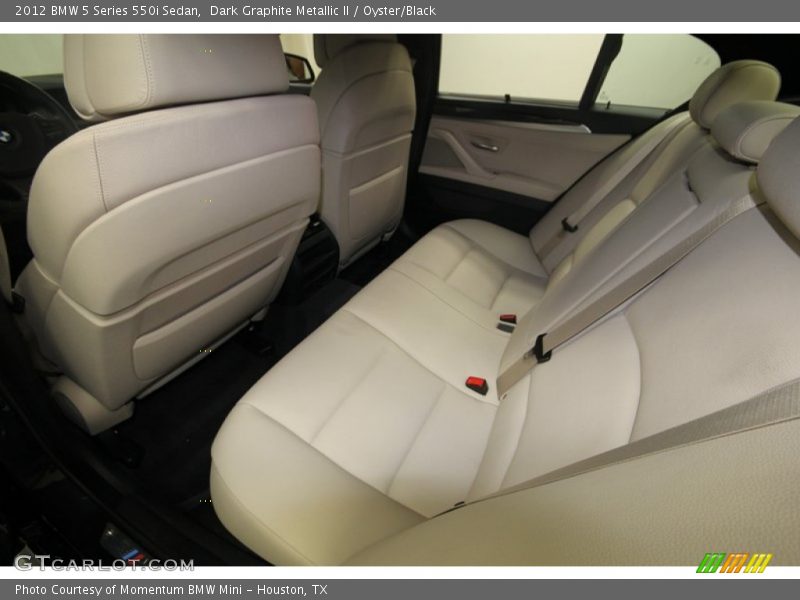 Dark Graphite Metallic II / Oyster/Black 2012 BMW 5 Series 550i Sedan