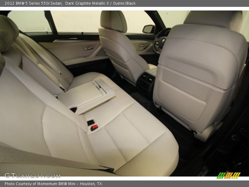 Dark Graphite Metallic II / Oyster/Black 2012 BMW 5 Series 550i Sedan