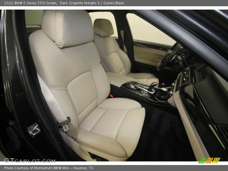 Dark Graphite Metallic II / Oyster/Black 2012 BMW 5 Series 550i Sedan