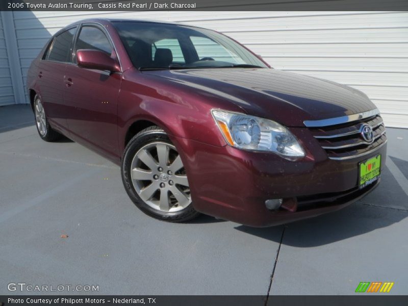 Cassis Red Pearl / Dark Charcoal 2006 Toyota Avalon Touring