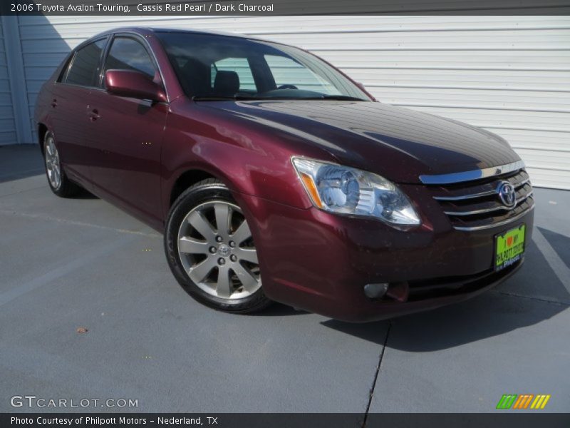 Cassis Red Pearl / Dark Charcoal 2006 Toyota Avalon Touring
