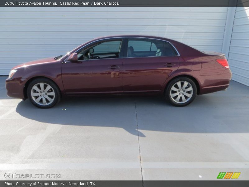 Cassis Red Pearl / Dark Charcoal 2006 Toyota Avalon Touring