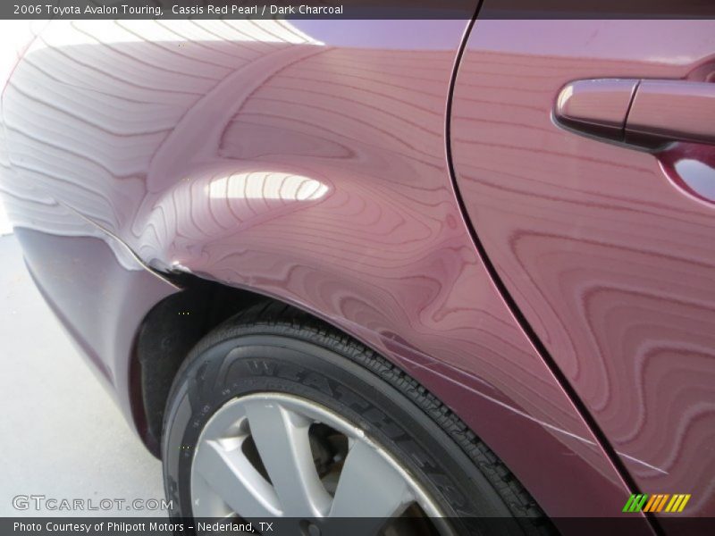 Cassis Red Pearl / Dark Charcoal 2006 Toyota Avalon Touring