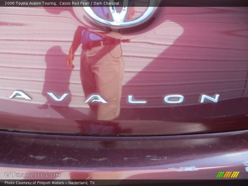 Cassis Red Pearl / Dark Charcoal 2006 Toyota Avalon Touring