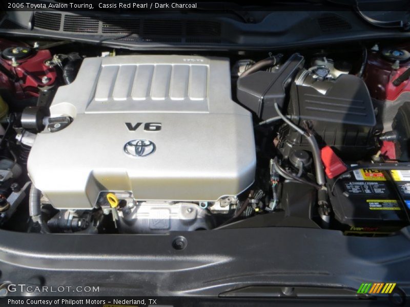 Cassis Red Pearl / Dark Charcoal 2006 Toyota Avalon Touring