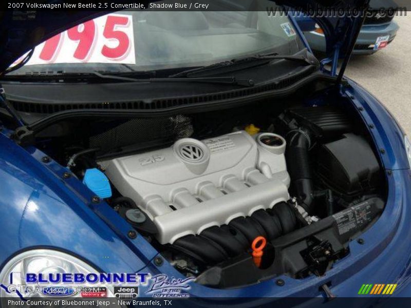 Shadow Blue / Grey 2007 Volkswagen New Beetle 2.5 Convertible