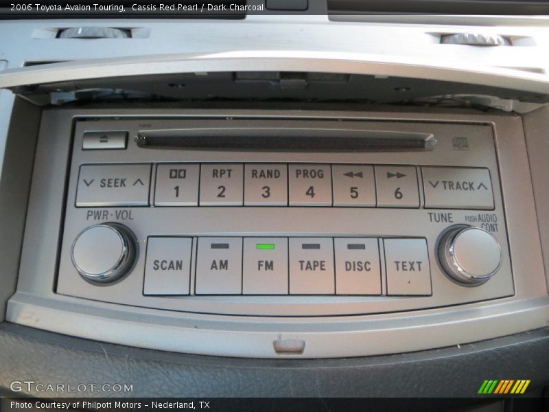 Cassis Red Pearl / Dark Charcoal 2006 Toyota Avalon Touring