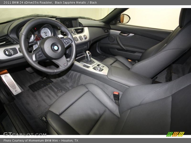 Black Interior - 2011 Z4 sDrive35is Roadster 