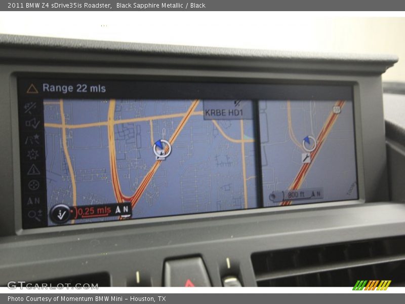 Navigation of 2011 Z4 sDrive35is Roadster