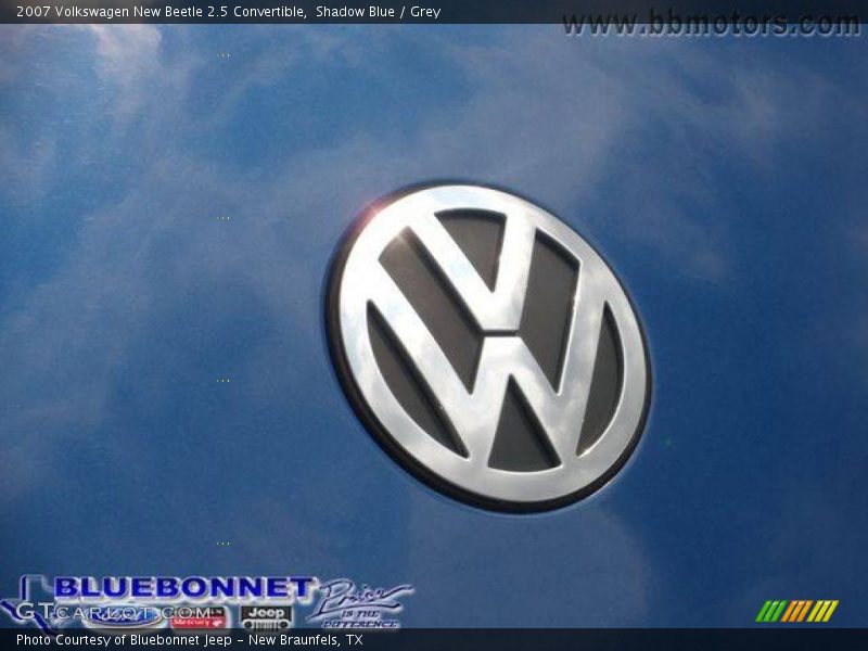 Shadow Blue / Grey 2007 Volkswagen New Beetle 2.5 Convertible