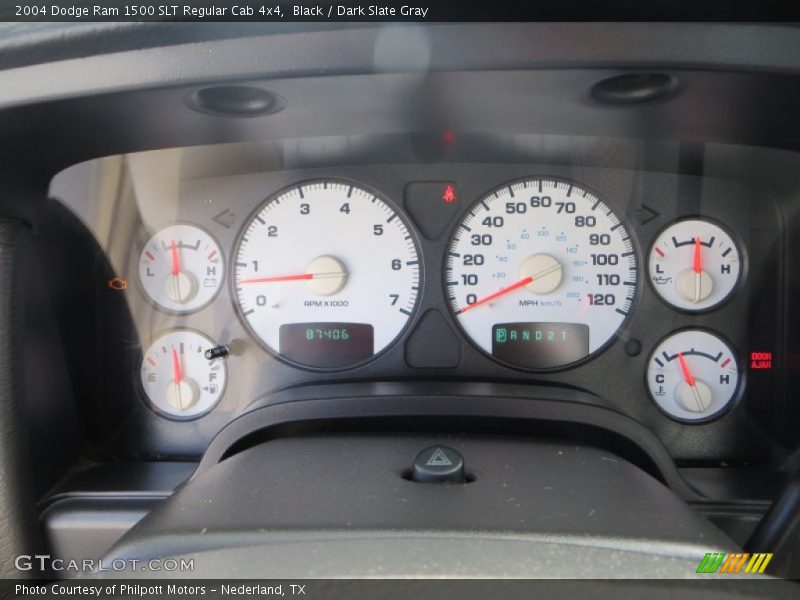 Black / Dark Slate Gray 2004 Dodge Ram 1500 SLT Regular Cab 4x4
