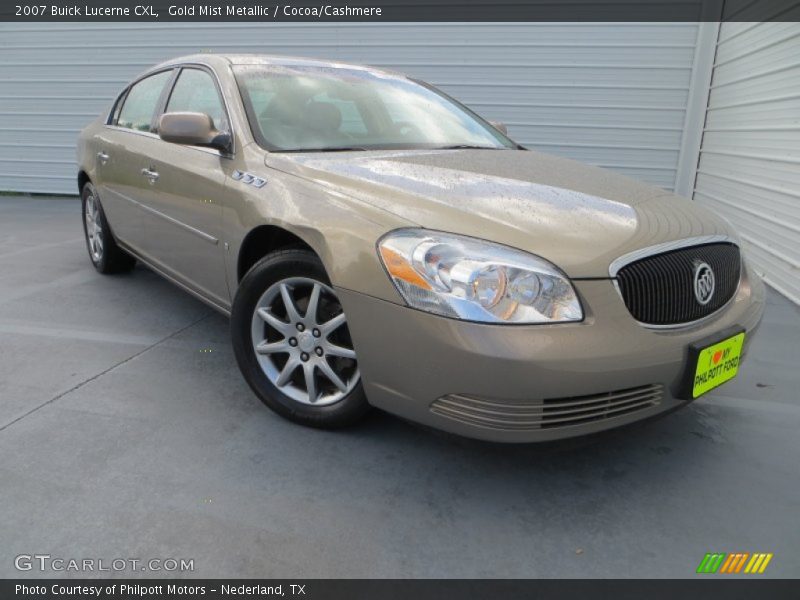 Gold Mist Metallic / Cocoa/Cashmere 2007 Buick Lucerne CXL