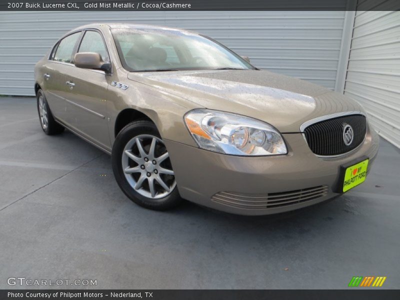 Gold Mist Metallic / Cocoa/Cashmere 2007 Buick Lucerne CXL