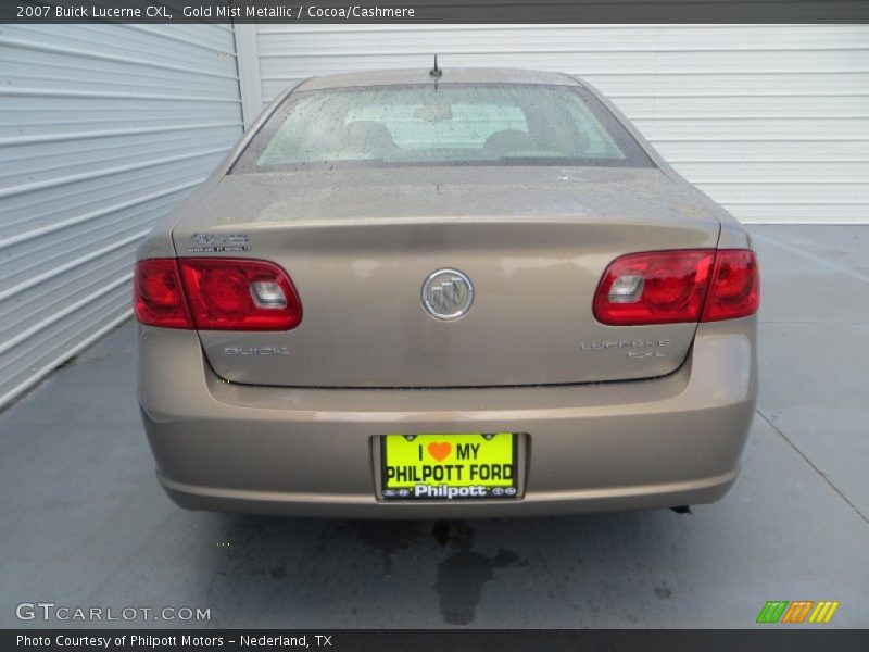 Gold Mist Metallic / Cocoa/Cashmere 2007 Buick Lucerne CXL