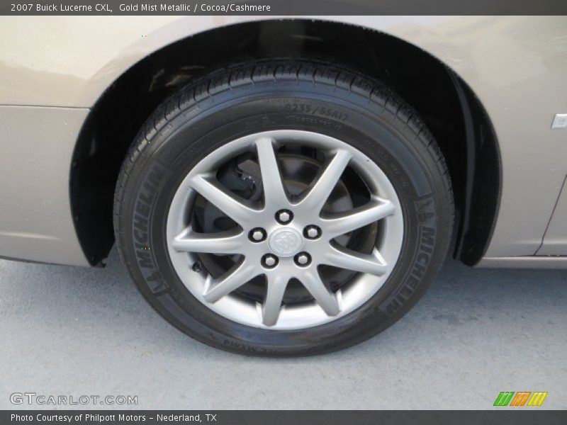 Gold Mist Metallic / Cocoa/Cashmere 2007 Buick Lucerne CXL